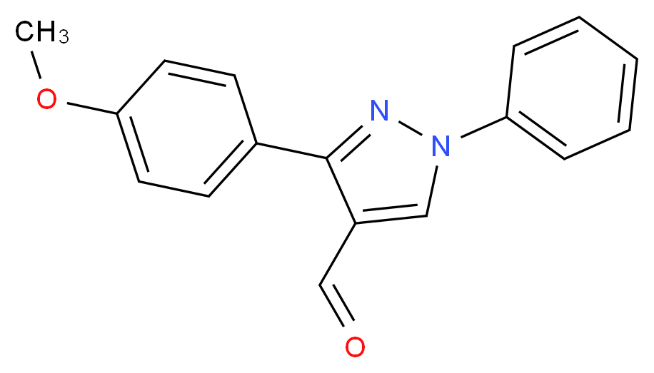 3-(4-Methoxy-phenyl)-1-phenyl-1H-pyrazole-4-carbaldehyde_Molecular_structure_CAS_36640-42-3)