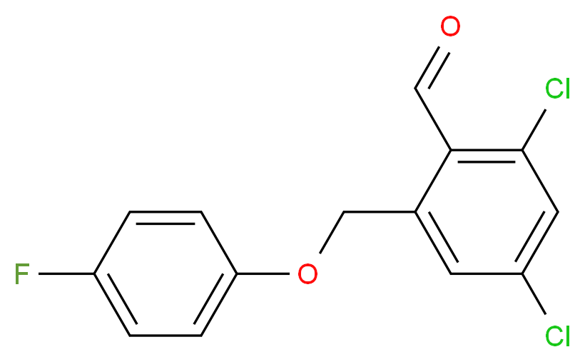 2,4-Dichloro-6-(4-fluoro-phenoxymethyl)-benzaldehyde_Molecular_structure_CAS_886362-88-5)