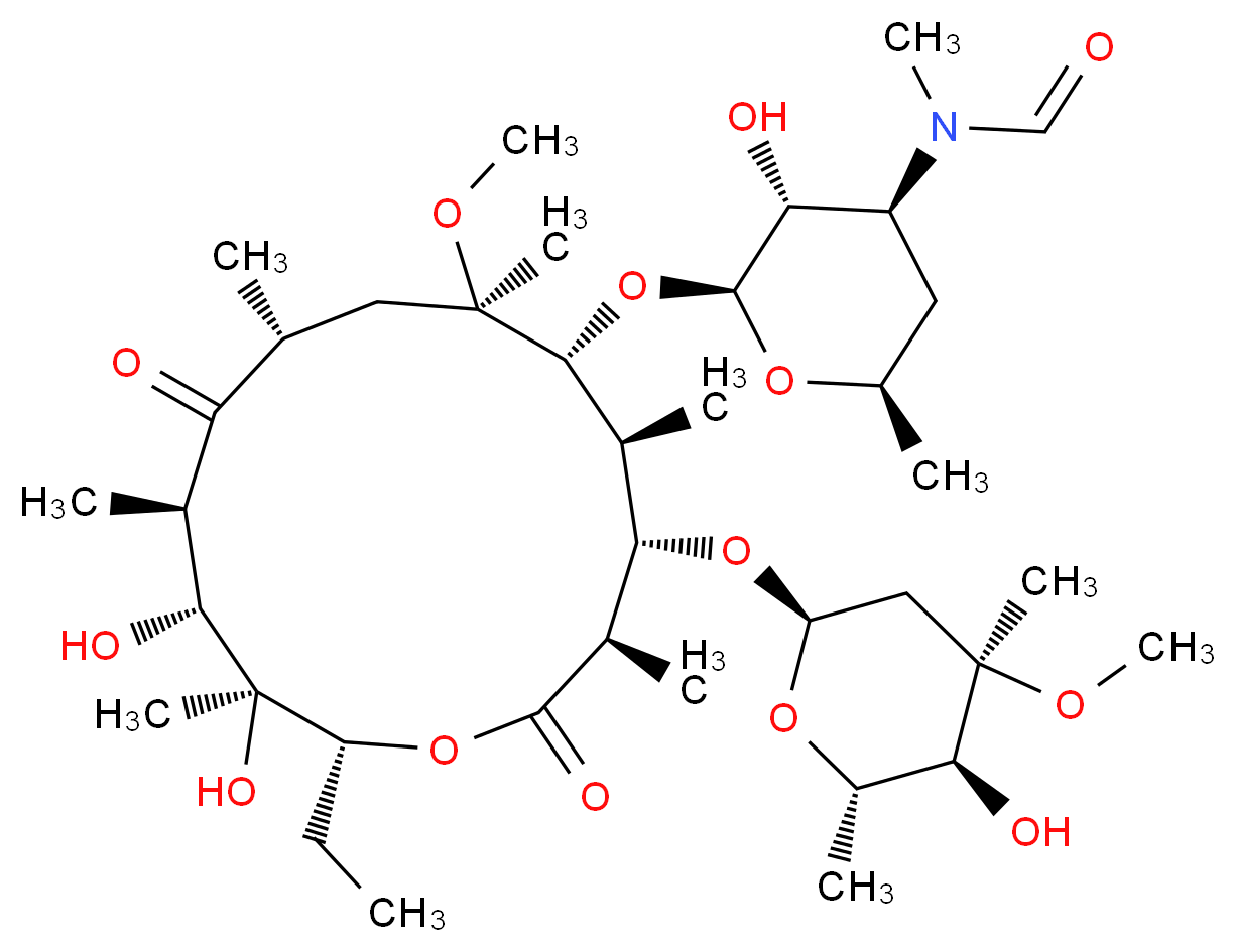N-Demethyl-N-formyl Clarithromycin _Molecular_structure_CAS_127140-69-6)