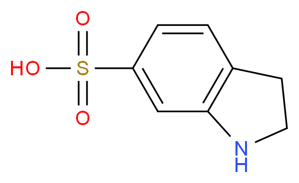 2,3-dihydro-1H-indole-6-sulfonic acid_Molecular_structure_CAS_)