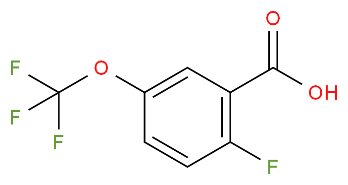 2-Fluoro-5-(trifluoromethoxy)benzoic acid_Molecular_structure_CAS_)