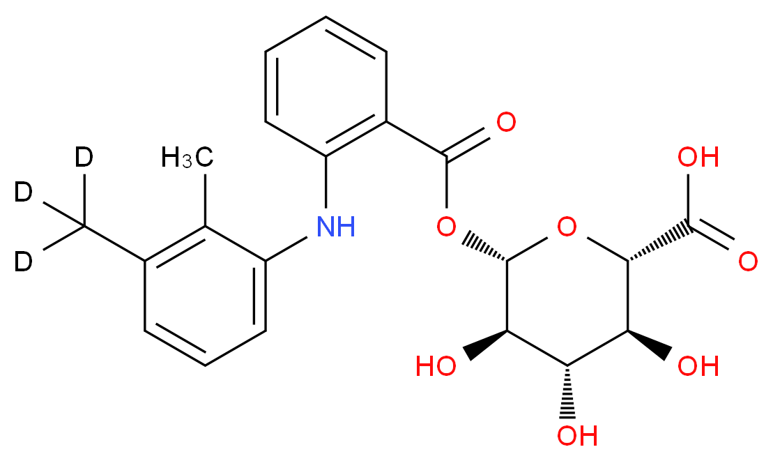Mefenamic-d3 Acyl-β-D-glucuronide_Molecular_structure_CAS_)