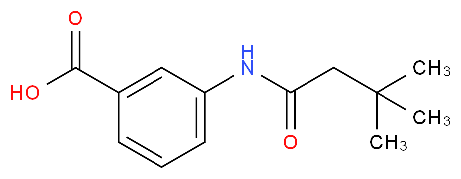 3-[(3,3-Dimethylbutanoyl)amino]benzoic acid_Molecular_structure_CAS_915923-42-1)