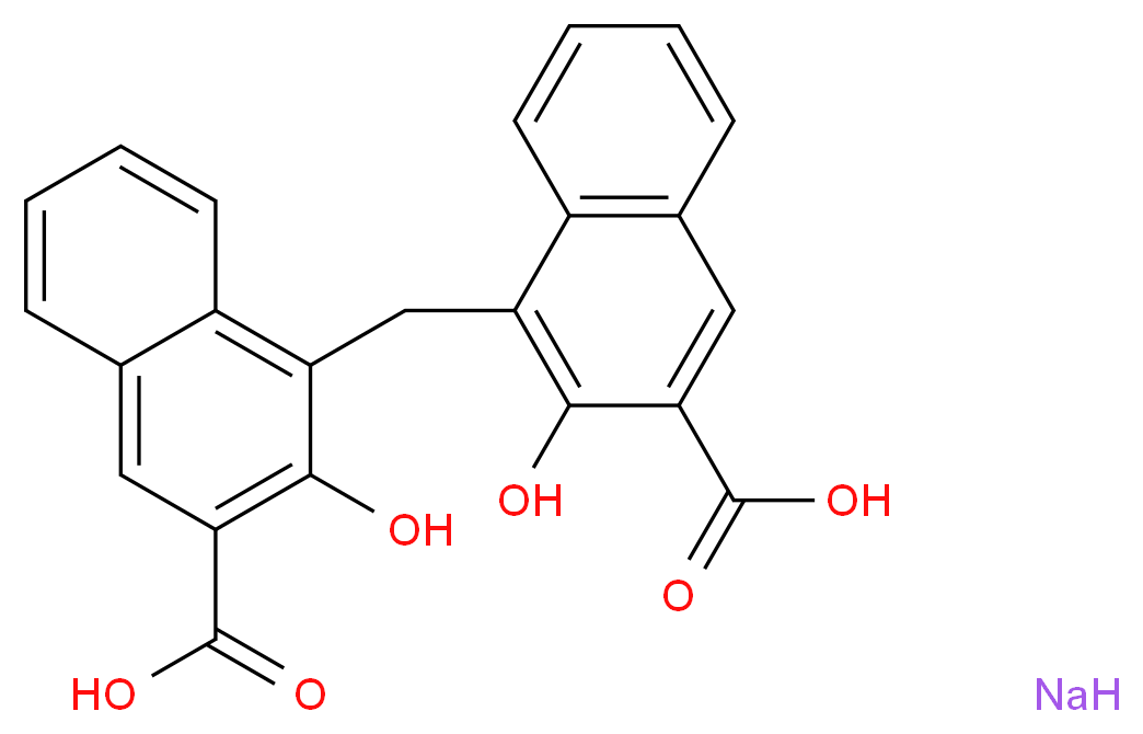 Pamoic acid disodium salt_Molecular_structure_CAS_6640-22-8)