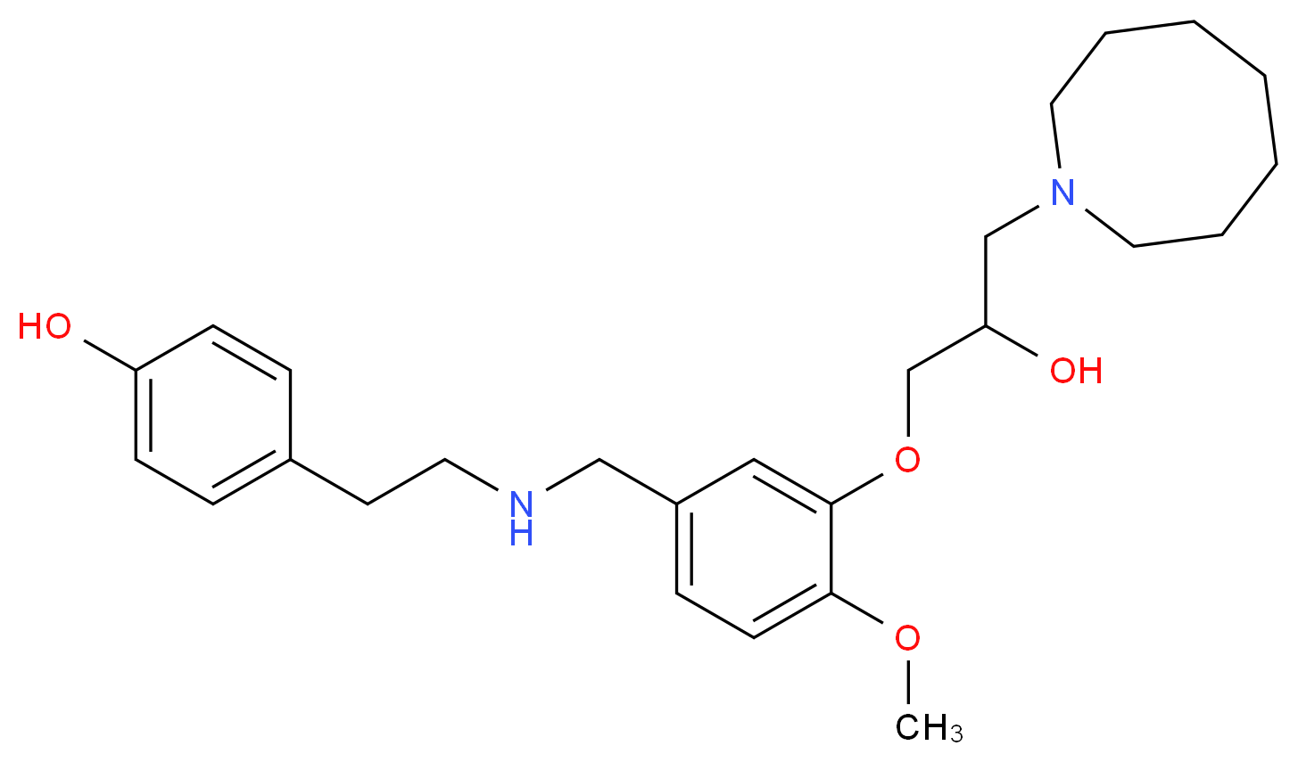 4-[2-({3-[3-(1-azocanyl)-2-hydroxypropoxy]-4-methoxybenzyl}amino)ethyl]phenol_Molecular_structure_CAS_)