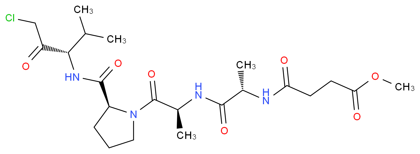 N-(Methoxysuccinyl)-Ala-Ala-Pro-Val-chloromethyl ketone_Molecular_structure_CAS_65144-34-5)