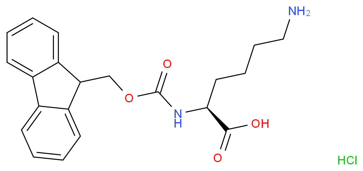 Fmoc-Lys-OH hydrochloride_Molecular_structure_CAS_139262-23-0)