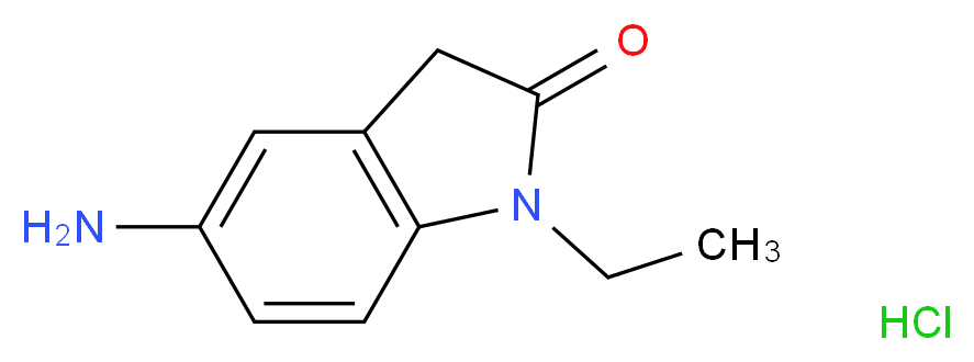 5-amino-1-ethyl-2,3-dihydro-1H-indol-2-one hydrochloride_Molecular_structure_CAS_)