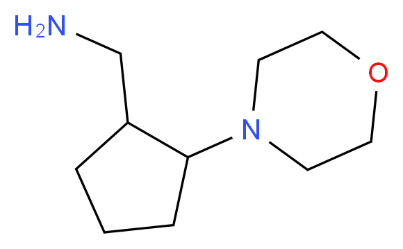 [2-(morpholin-4-yl)cyclopentyl]methanamine_Molecular_structure_CAS_)