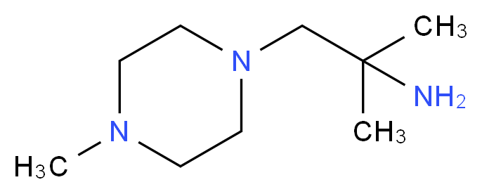 1,1-Dimethyl-2-(4-methyl-piperazin-1-yl)-ethylamine_Molecular_structure_CAS_84725-48-4)