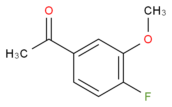 1-(4-fluoro-3-methoxyphenyl)ethan-1-one_Molecular_structure_CAS_)