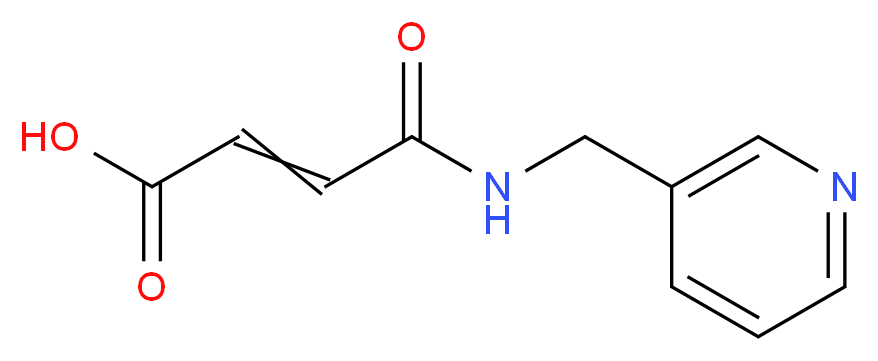 3-[(pyridin-3-ylmethyl)carbamoyl]prop-2-enoic acid_Molecular_structure_CAS_)