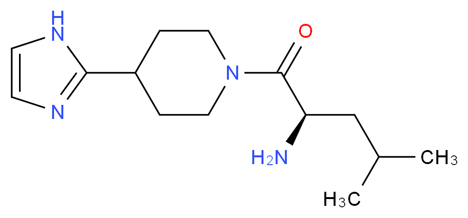 ((1R)-1-{[4-(1H-imidazol-2-yl)piperidin-1-yl]carbonyl}-3-methylbutyl)amine_Molecular_structure_CAS_)