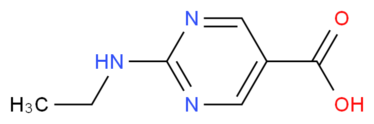 2-(ethylamino)pyrimidine-5-carboxylic acid_Molecular_structure_CAS_946706-58-7)