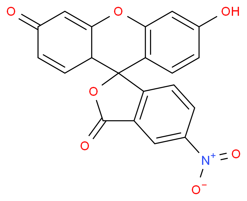 Nitrofluorescein, Isomer 1_Molecular_structure_CAS_3326-35-0)