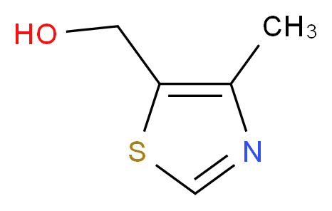 (4-Methyl-1,3-thiazol-5-yl)methanol_Molecular_structure_CAS_1977-06-6)