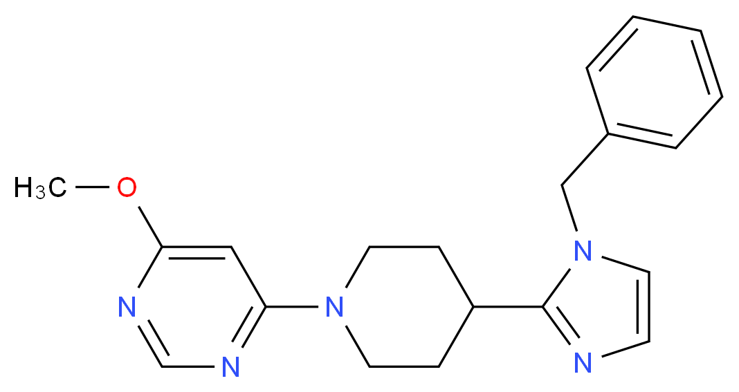 4-[4-(1-benzyl-1H-imidazol-2-yl)piperidin-1-yl]-6-methoxypyrimidine_Molecular_structure_CAS_)