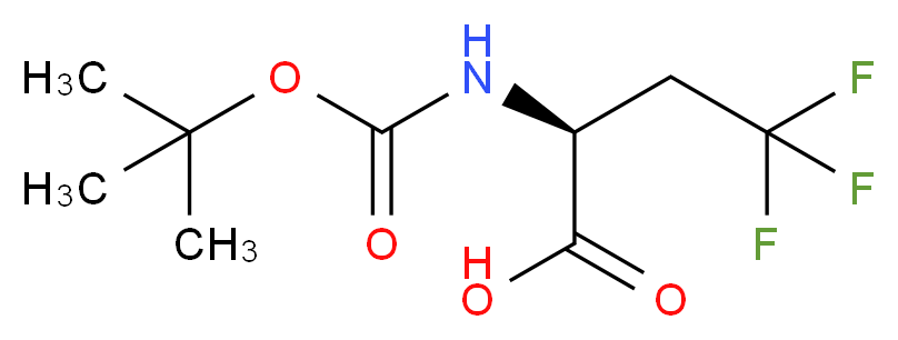 (2S)-2-Amino-4,4,4-trifluorobutanoic acid, N-BOC protected_Molecular_structure_CAS_)