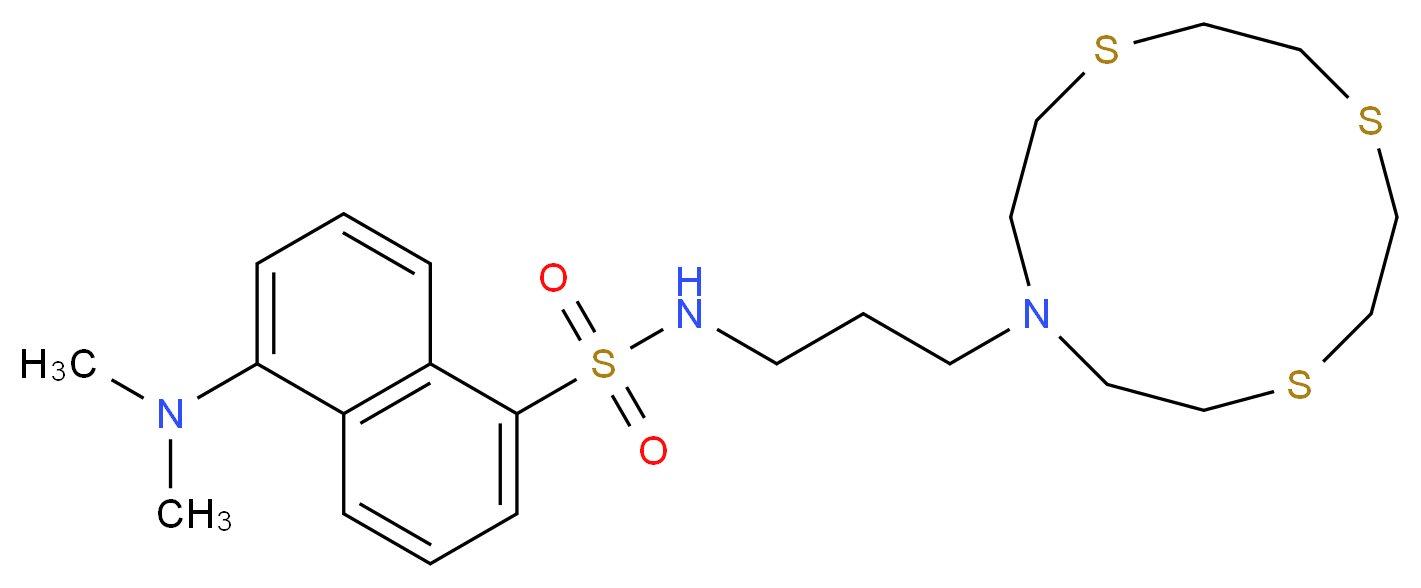 10-[3-(Dansylamido)propyl]-1,4,7-trithia-10-azacyclododecane_Molecular_structure_CAS_868365-96-2)