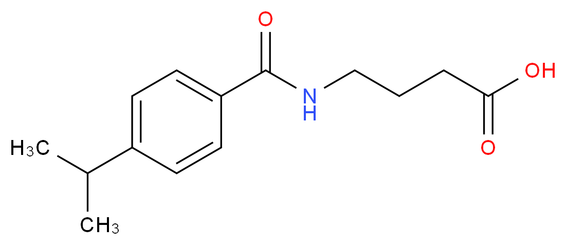 4-[(4-isopropylbenzoyl)amino]butanoic acid_Molecular_structure_CAS_)