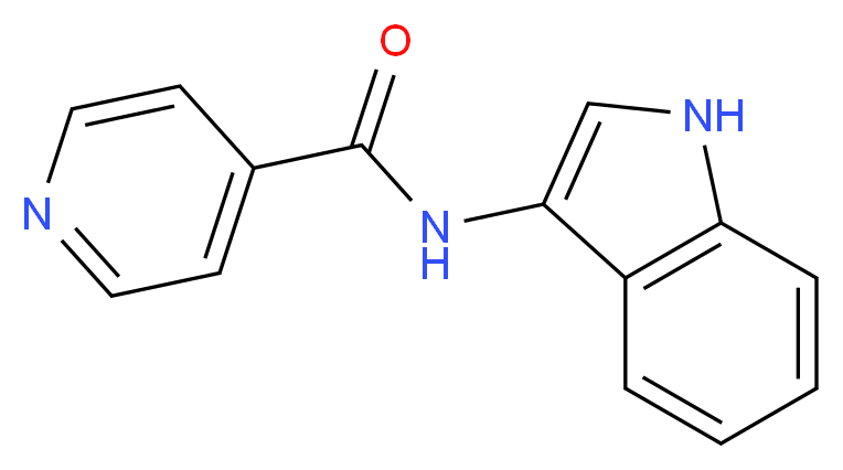 N-1H-indol-3-ylisonicotinamide_Molecular_structure_CAS_)