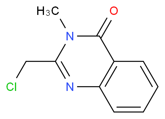2-(chloromethyl)-3-methylquinazolin-4(3H)-one_Molecular_structure_CAS_199114-62-0)