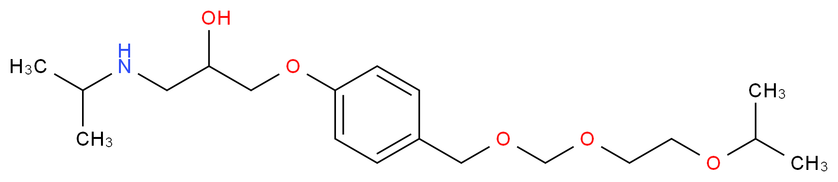 rac Des(isopropoxyethyl)-2-isopropoxyethoxymethyl Bisoprolol_Molecular_structure_CAS_1215342-36-1)