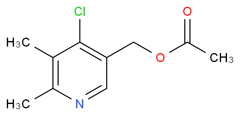 5-Acetoxymethyl-2,3-dimethyl-4-chloropyridine_Molecular_structure_CAS_1159976-97-2)