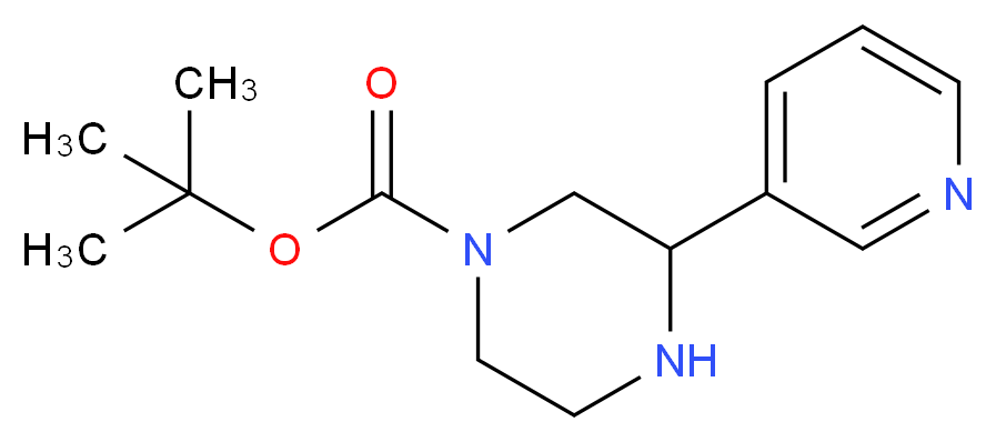 3-pyridin-3-yl-piperazine-1-carboxylic acid tert-butyl ester_Molecular_structure_CAS_)
