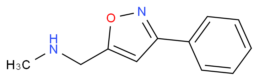N-methyl-(3-phenylisoxazol-5-yl)methylamine_Molecular_structure_CAS_852431-00-6)