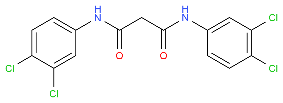 N,N'-Bis-(3,4-dichloro-phenyl)-malonamide_Molecular_structure_CAS_1677-30-1)
