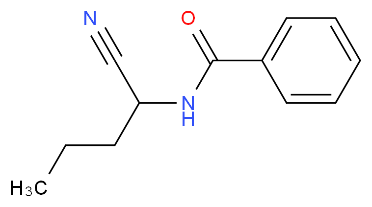 N-(1-cyanobutyl)benzamide_Molecular_structure_CAS_)