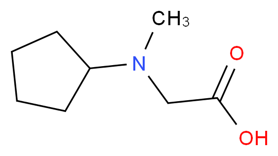 (Cyclopentyl-methyl-amino)-acetic acid_Molecular_structure_CAS_)