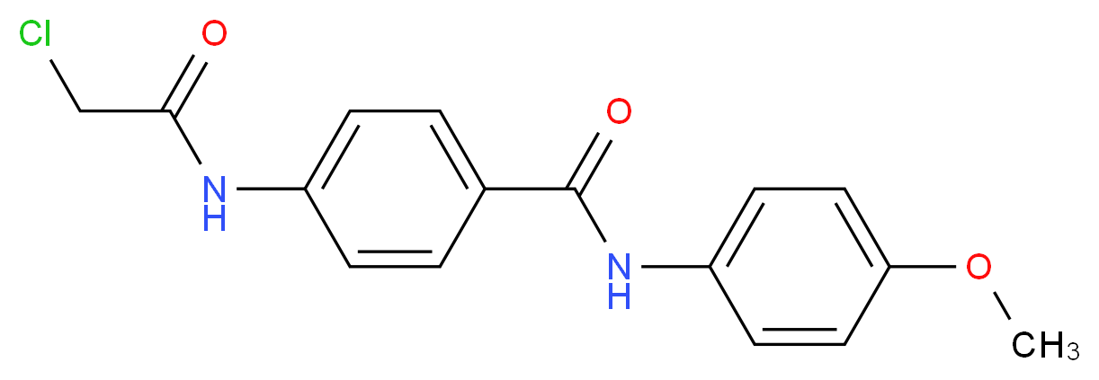 4-(2-Chloro-acetylamino)-N-(4-methoxy-phenyl)-benzamide_Molecular_structure_CAS_)