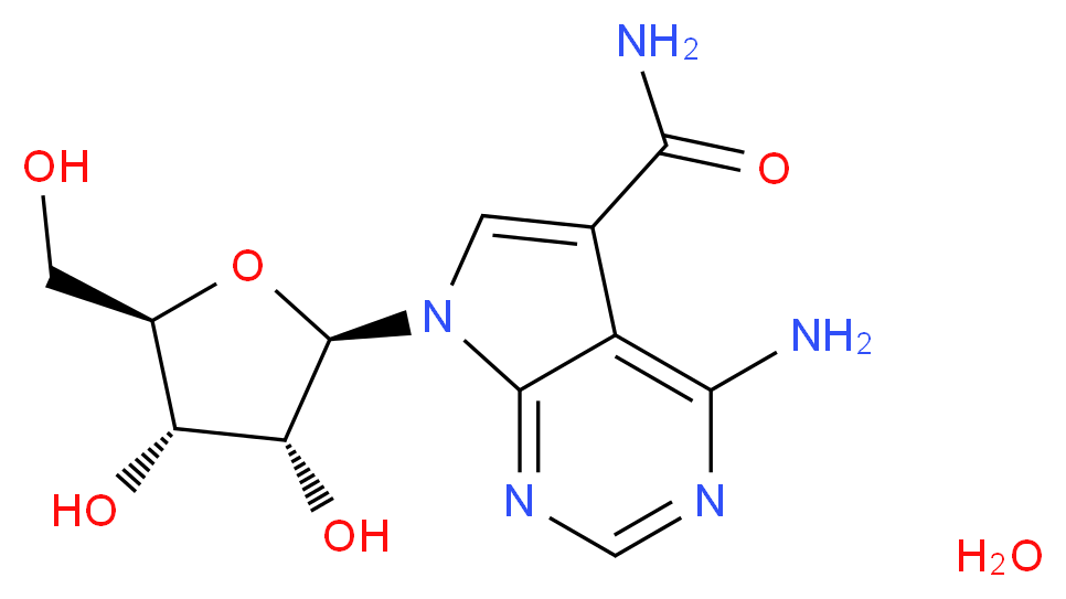 Sangivamycin hydrate from Streptomyces rimosus_Molecular_structure_CAS_18417-89-5)