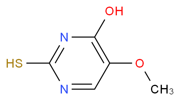 5-Methoxy-2-sulfanyl-4-pyrimidinol_Molecular_structure_CAS_6939-11-3)