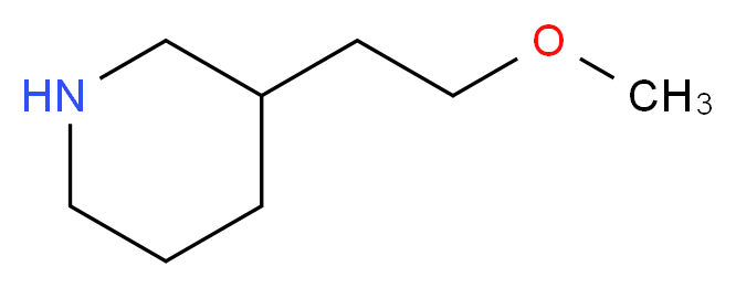 3-(2-Methoxyethyl)piperidine_Molecular_structure_CAS_)