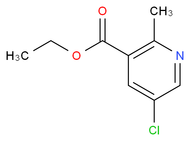 Ethyl 5-chloro-2-methylnicotinate_Molecular_structure_CAS_868636-76-4)