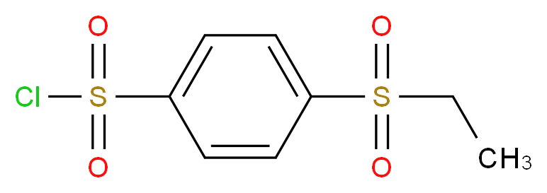4-(ethanesulfonyl)benzene-1-sulfonyl chloride_Molecular_structure_CAS_)