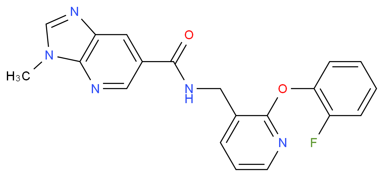N-{[2-(2-fluorophenoxy)pyridin-3-yl]methyl}-3-methyl-3H-imidazo[4,5-b]pyridine-6-carboxamide_Molecular_structure_CAS_)