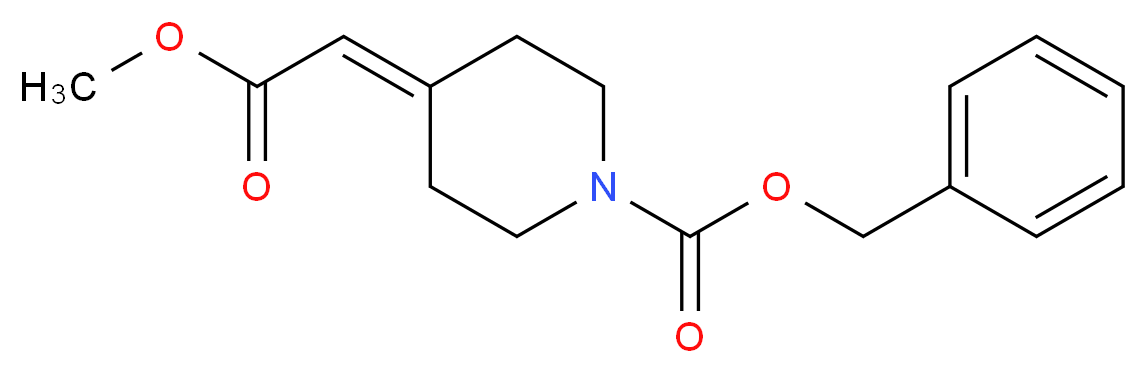 Benzyl 4-(2-methoxy-2-oxoethylidene)piperidine-1-carboxylate_Molecular_structure_CAS_40112-93-4)