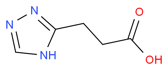 3-(4H-1,2,4-triazol-3-yl)propanoic acid_Molecular_structure_CAS_)