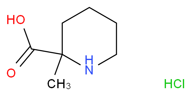 2-Methylpiperidine-2-carboxylic acid hydrochloride_Molecular_structure_CAS_72518-41-3)