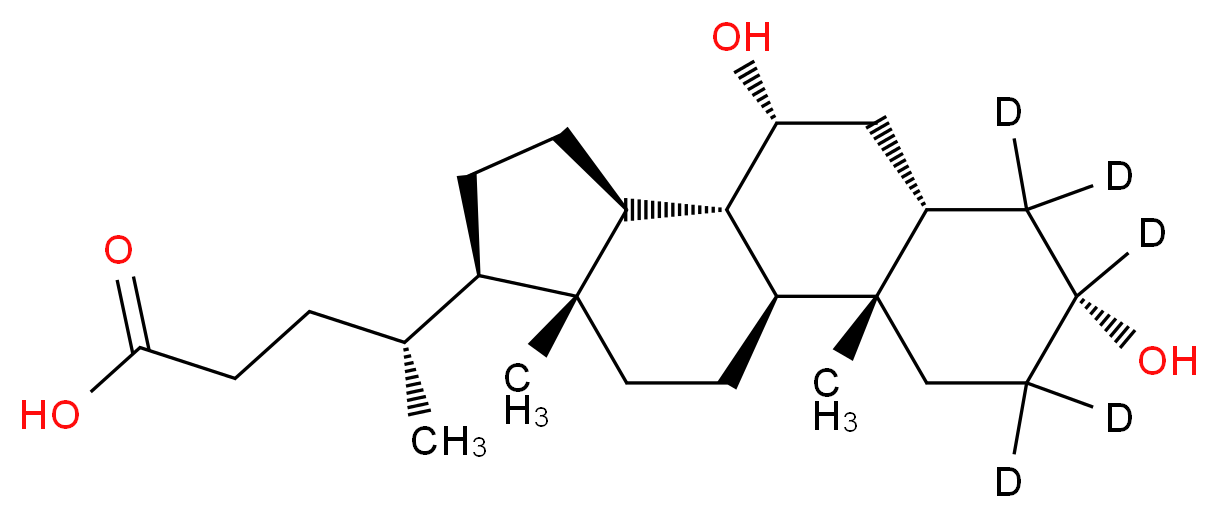 Chenodeoxycholic Acid-d5 (Major)_Molecular_structure_CAS_52840-12-7)