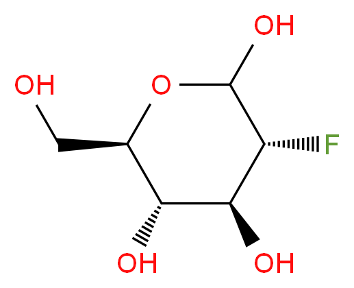 2-Fluoro-2-deoxy-D-glucose,mixture of anomers_Molecular_structure_CAS_86783-82-6)