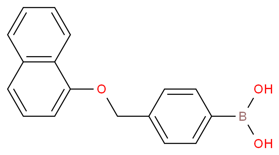 4-[(1-Naphthyloxy)methyl]phenylboronic acid_Molecular_structure_CAS_871125-78-9)