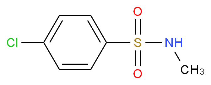 4-Chloro-N-methylbenzenesulphonamide_Molecular_structure_CAS_6333-79-5)