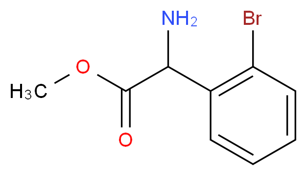 methyl amino(2-bromophenyl)acetate hydrochloride_Molecular_structure_CAS_)