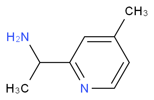 1-(4-methyl-2-pyridinyl)ethanamine_Molecular_structure_CAS_58088-63-4)