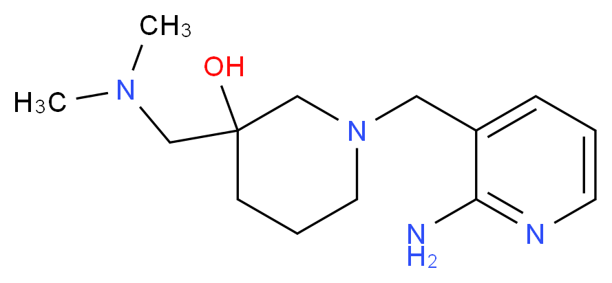 1-[(2-amino-3-pyridinyl)methyl]-3-[(dimethylamino)methyl]-3-piperidinol_Molecular_structure_CAS_)